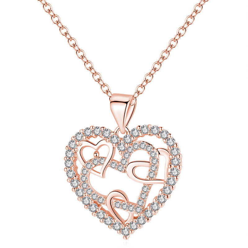 Interlocking Hearts Necklace