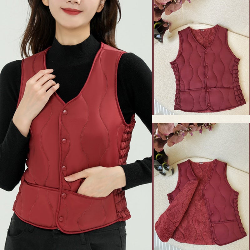 🔥Winter Hot Sale🔥New Sleeveless Thickened Vest