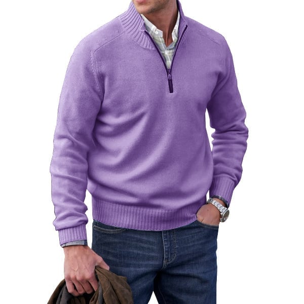 ✨Today's Deal - Men's Cashmere Zipper Basic Sweater (Buy 2 Free Shipping)😍