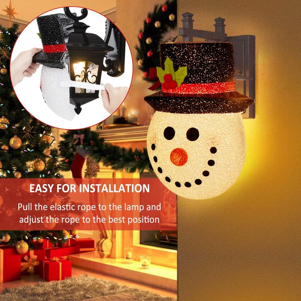 【Christmas best seller🎄】Snowman Porch Light Cover [BUY 3 FREE SHIPPING]