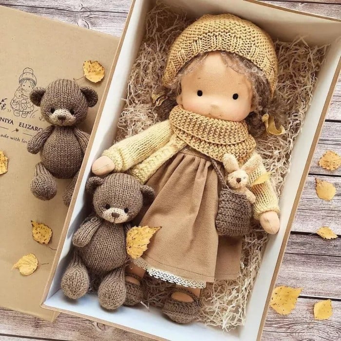 ALL🎁🎁The Best Gift for Kids-Handmade Waldorf Doll👧(Buy2 Free Shipping)