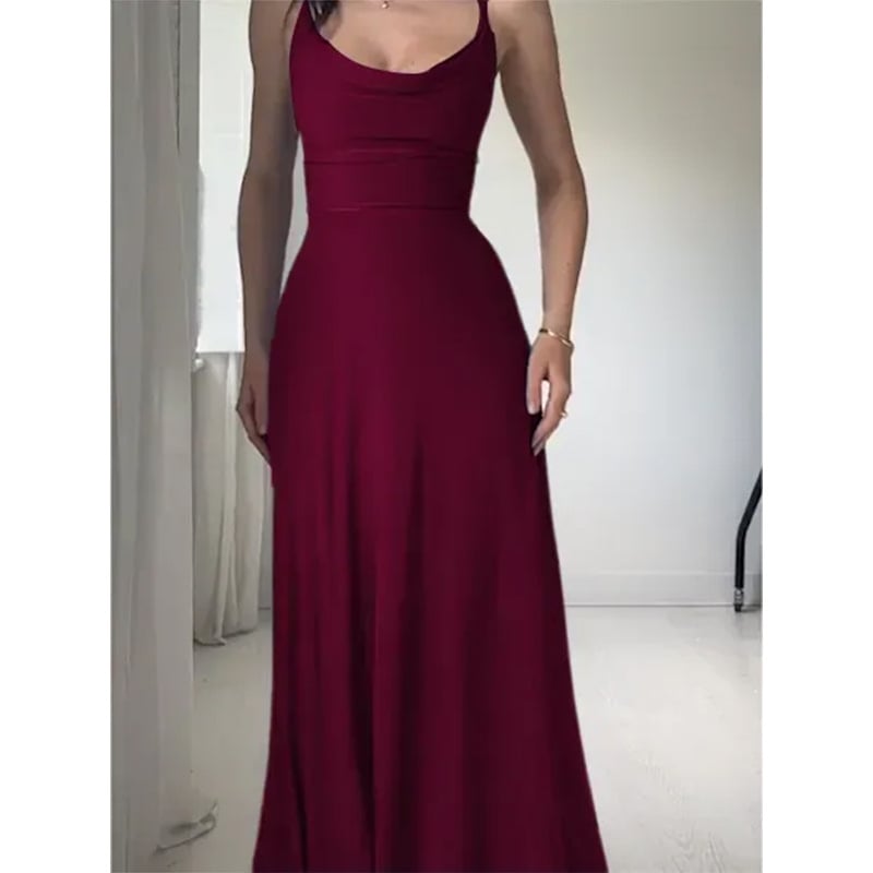 🔥Lulah Drape Maxi Dress with Built-in Bra(Our store’s products)