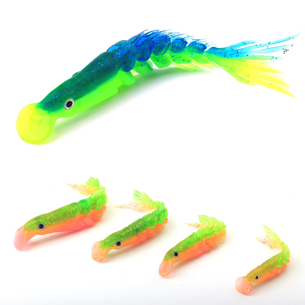 Multi-section flexible soft bait