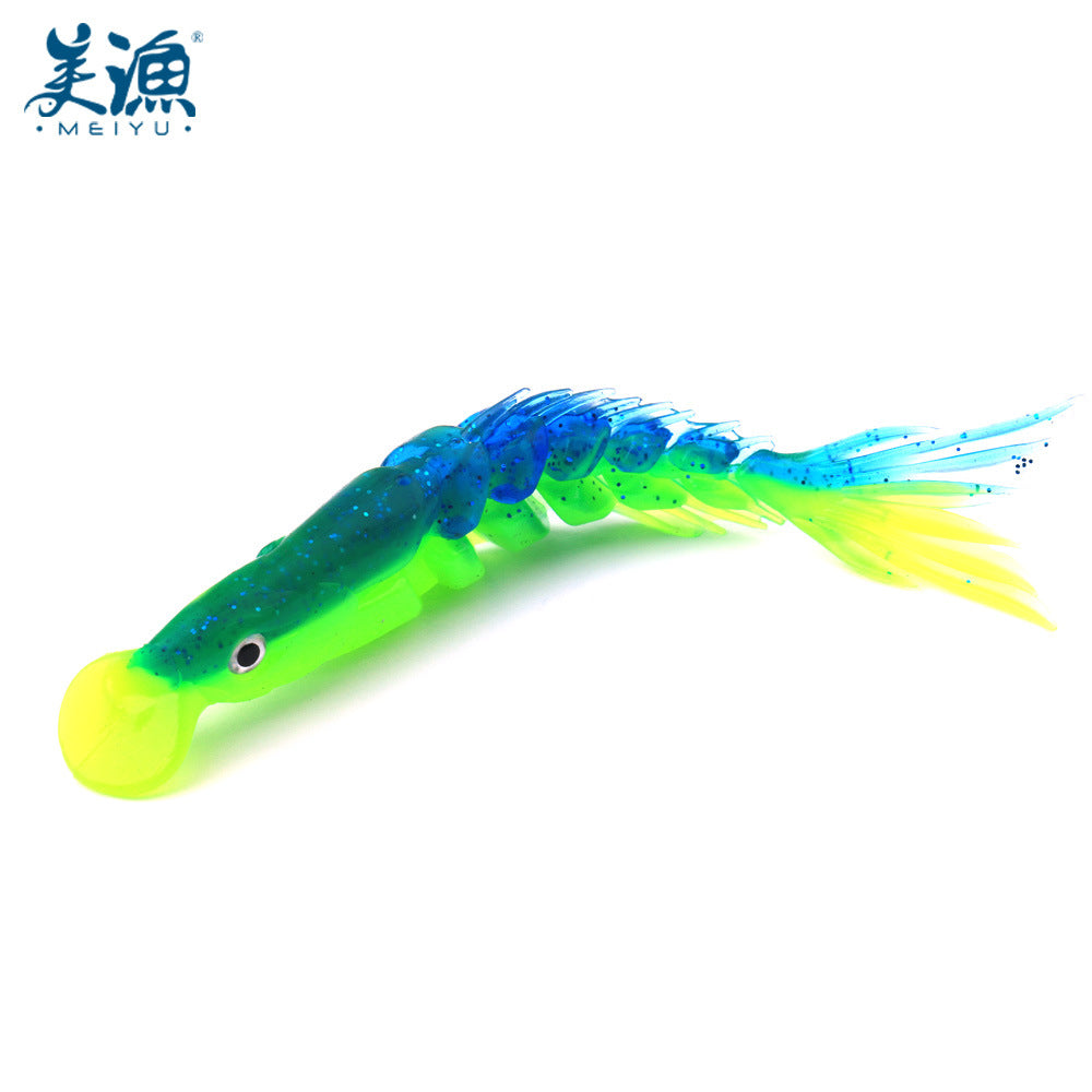 Multi-section flexible soft bait