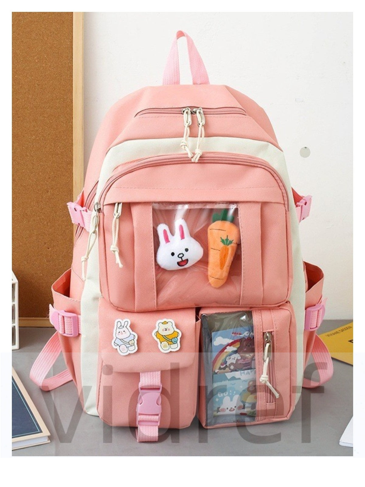 Cute lightweight backpack for elementary school girls