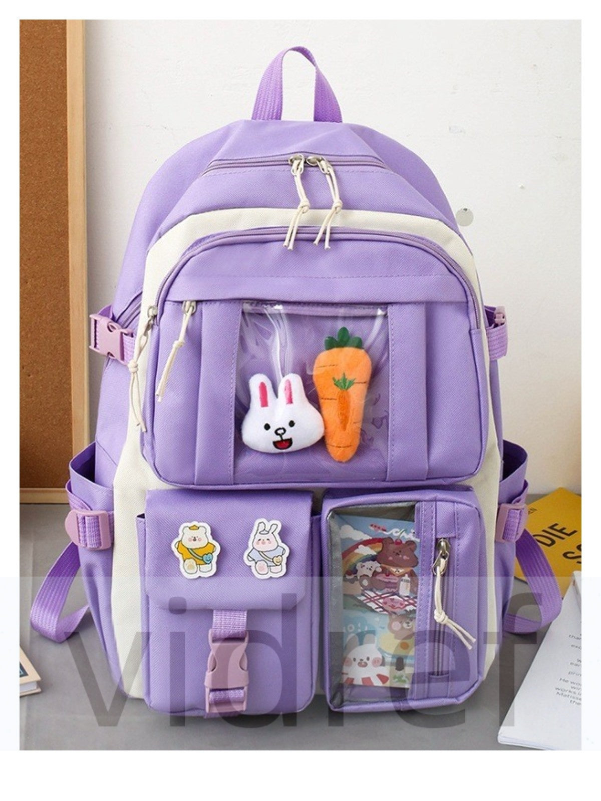 Cute lightweight backpack for elementary school girls