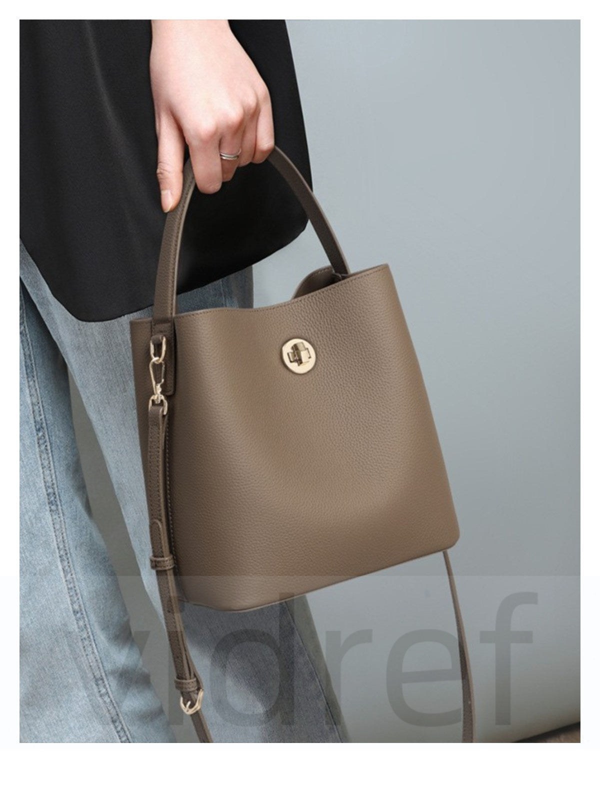 Fashionable and versatile! Women's crossbody genuine leather shoulder bag