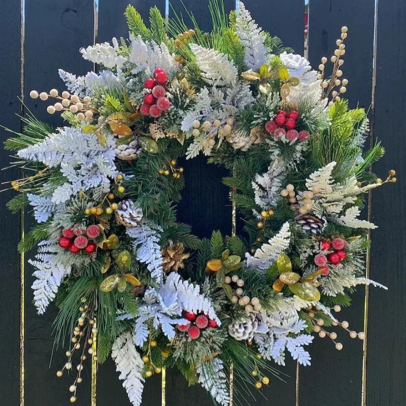 Snowflake Christmas Wreath