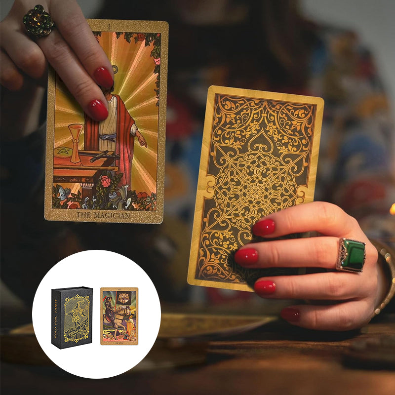 Explore the Mystical World of Tarot Gold Foil Tarot