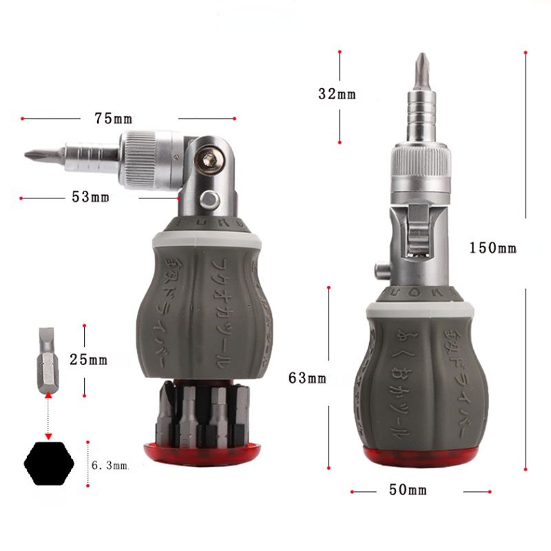 Multi-function ratchet screwdriver