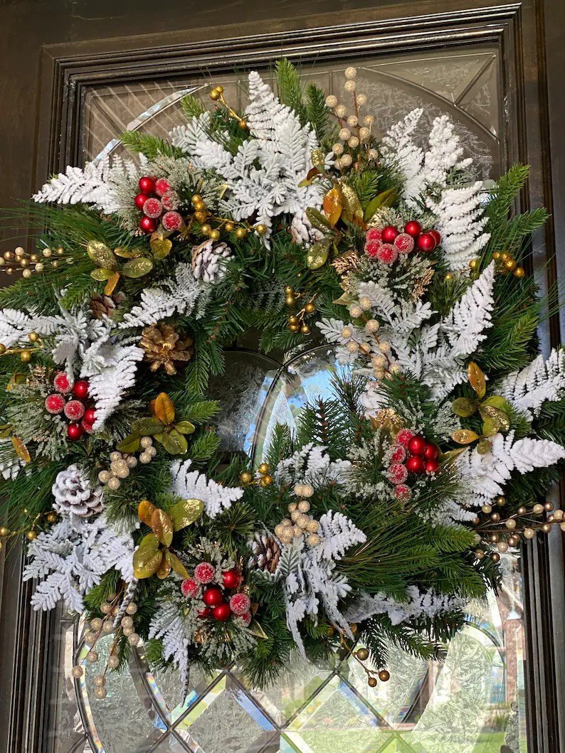 Snowflake Christmas Wreath