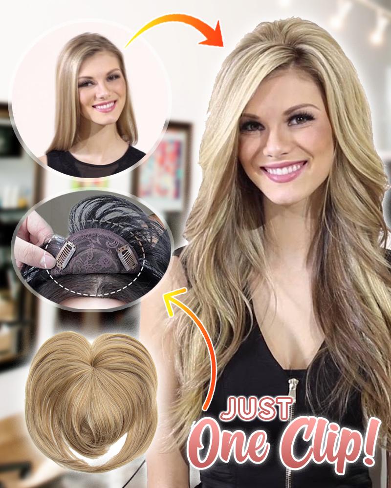 【Sell like hot cakes】Magic Clip-on Hair Topper