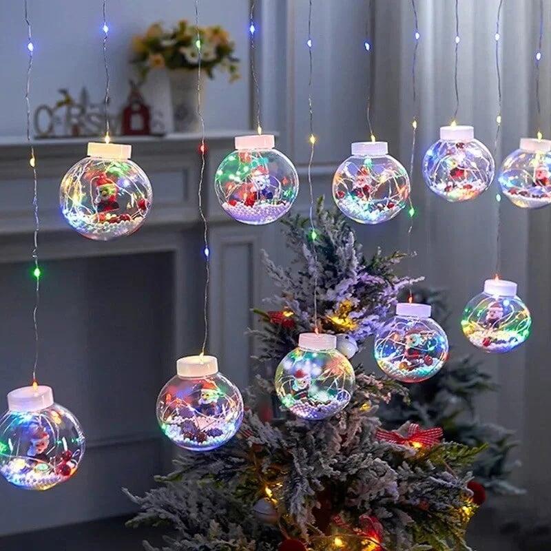 【Christmas best seller🎄】Christmas Led Wishing Ball String Lights Decorations