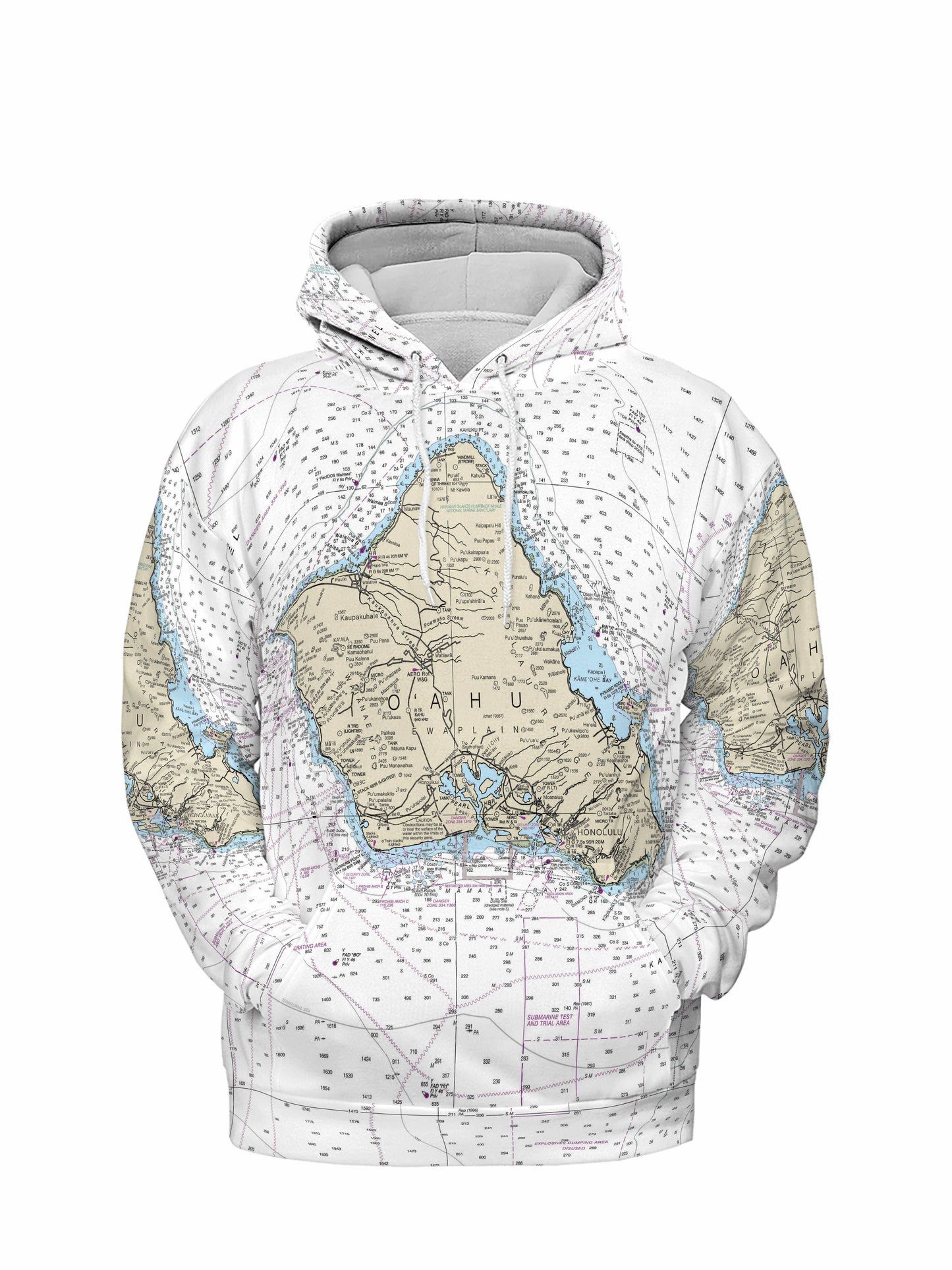 World Map Lightweight Hoodie