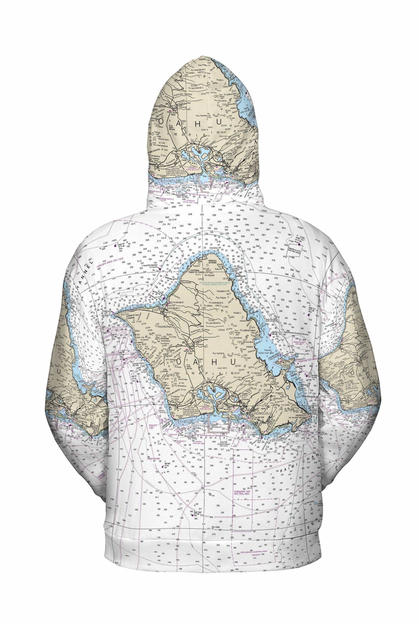 World Map Lightweight Hoodie