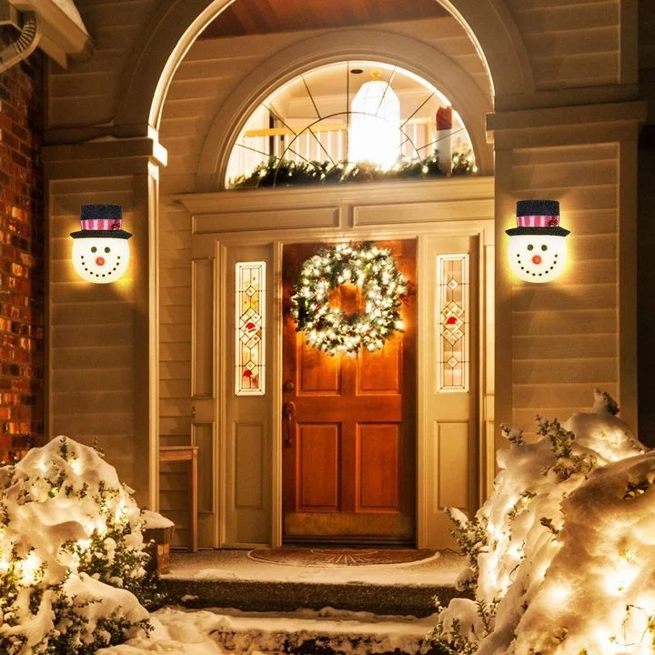 【Christmas best seller🎄】Snowman Porch Light Cover [BUY 3 FREE SHIPPING]