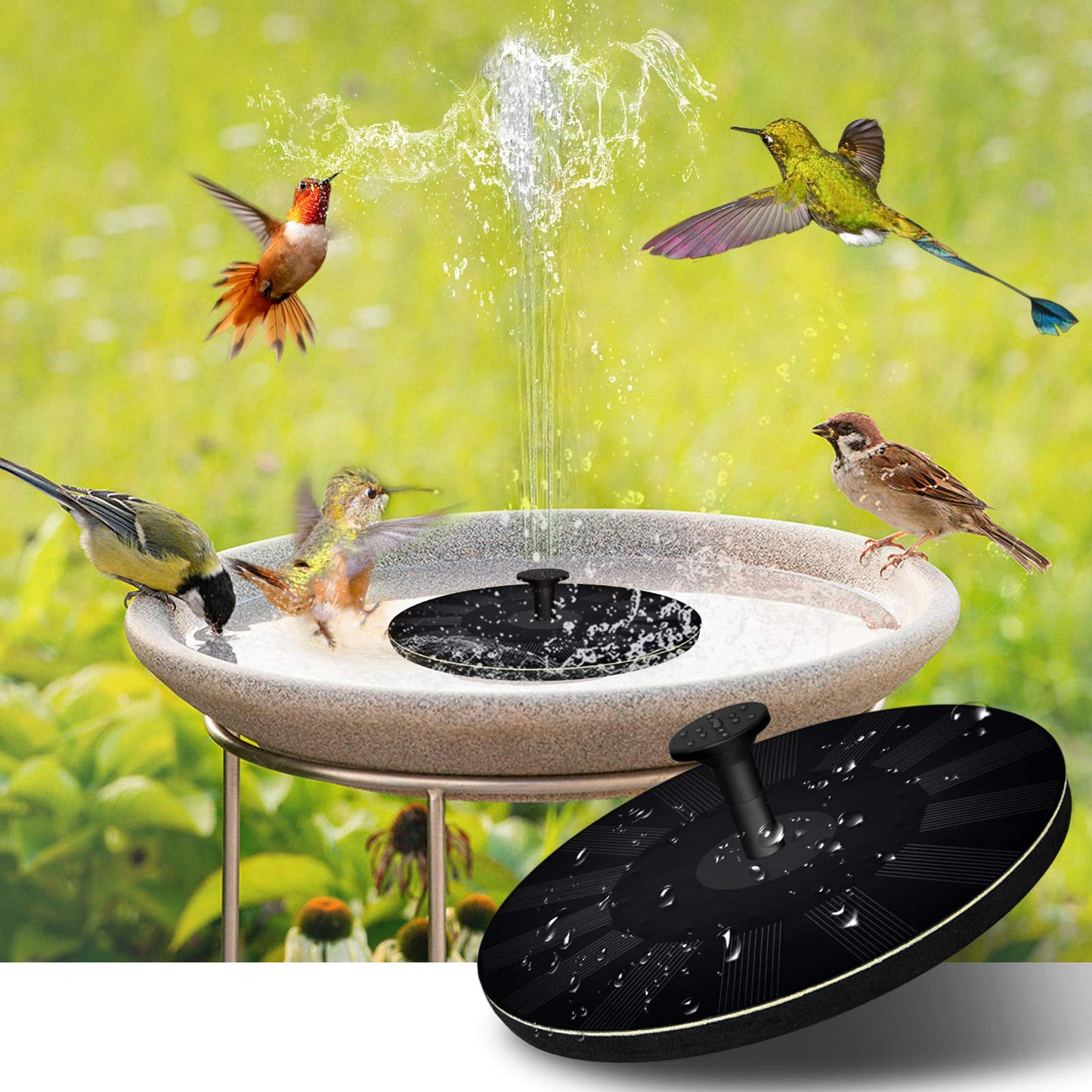 🎁Best Mother's Day Gift Of 2024🎁 - Solar outdoor fountain-The perfect garden decoration