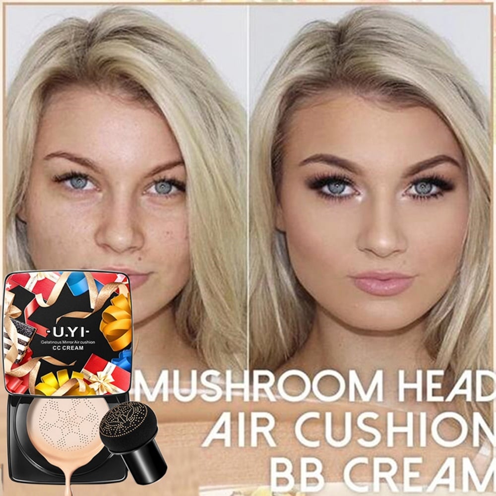 🌸 -Mushroom head air cushion CC cream suitable for all skin types