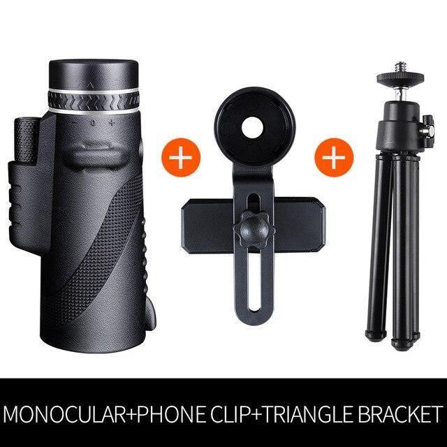 40x60 high resolution waterproof monocular telescope