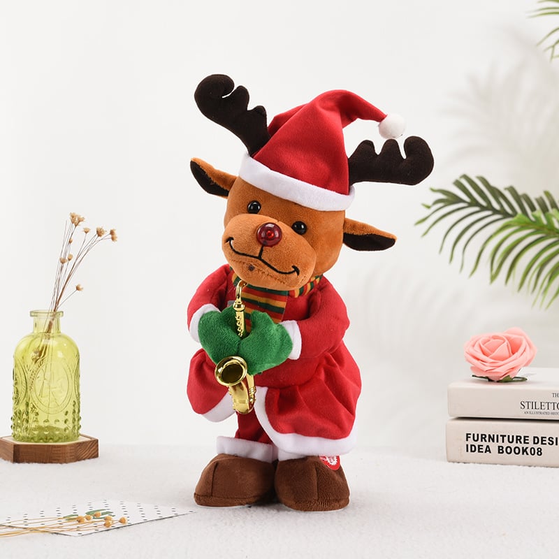 【Christmas best seller🎄】 Electric Blowing Saxophone Santa