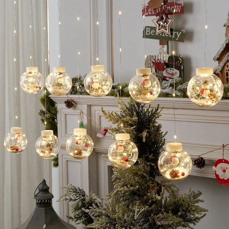 【Christmas best seller🎄】Christmas Led Wishing Ball String Lights Decorations