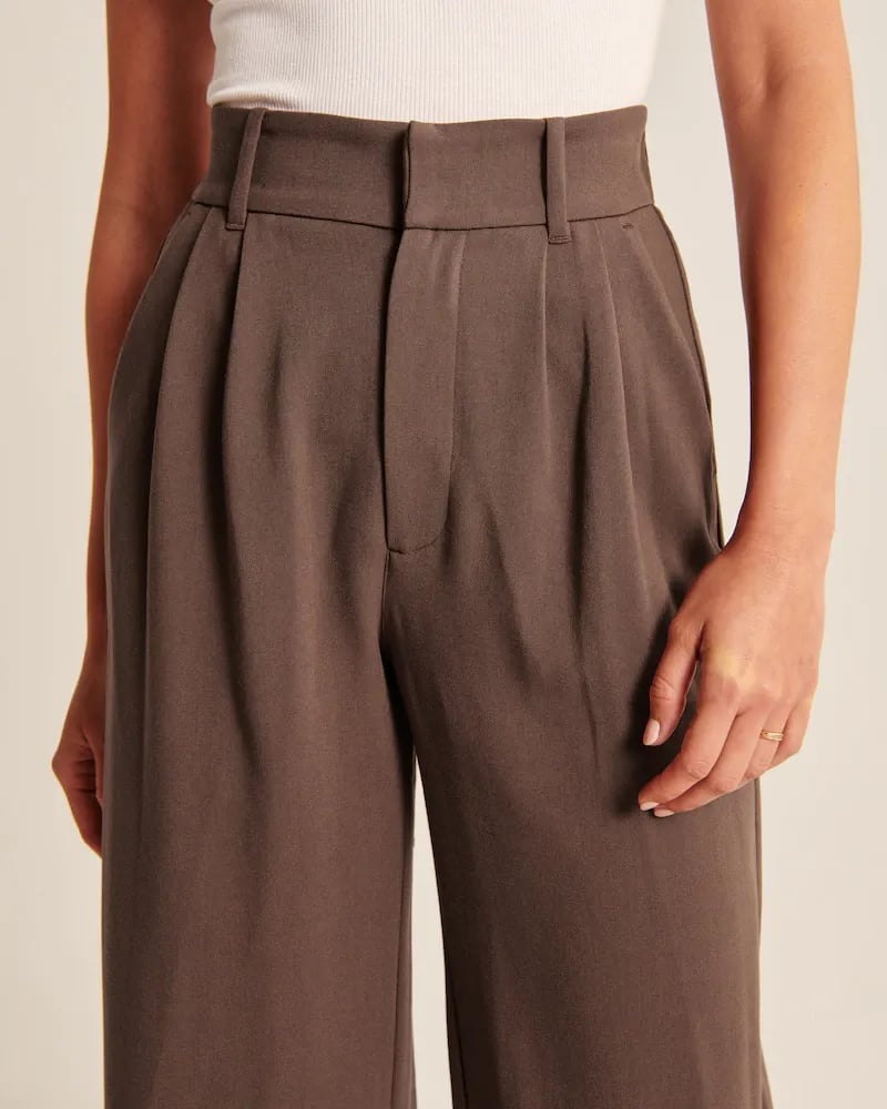 Lightweight Tailored Wide Leg Pants (Buy 2 Free Shipping)