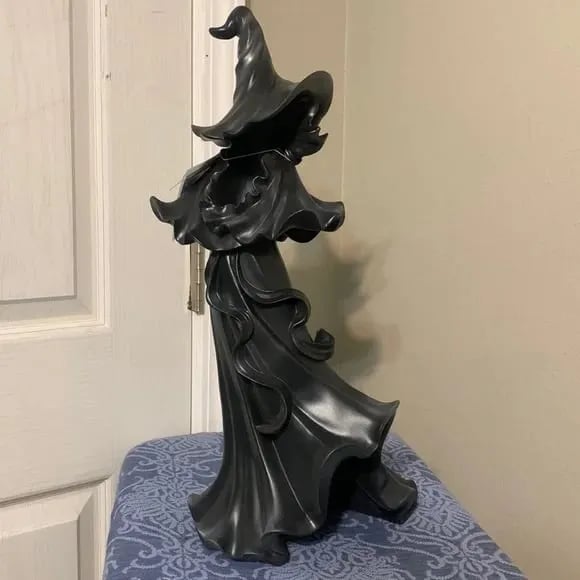 Witch With LED Lantern Decoration