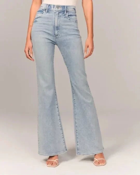 ⭐Women's 2024 Summer⭐ Ultra High Rise Stretch Flare Jean