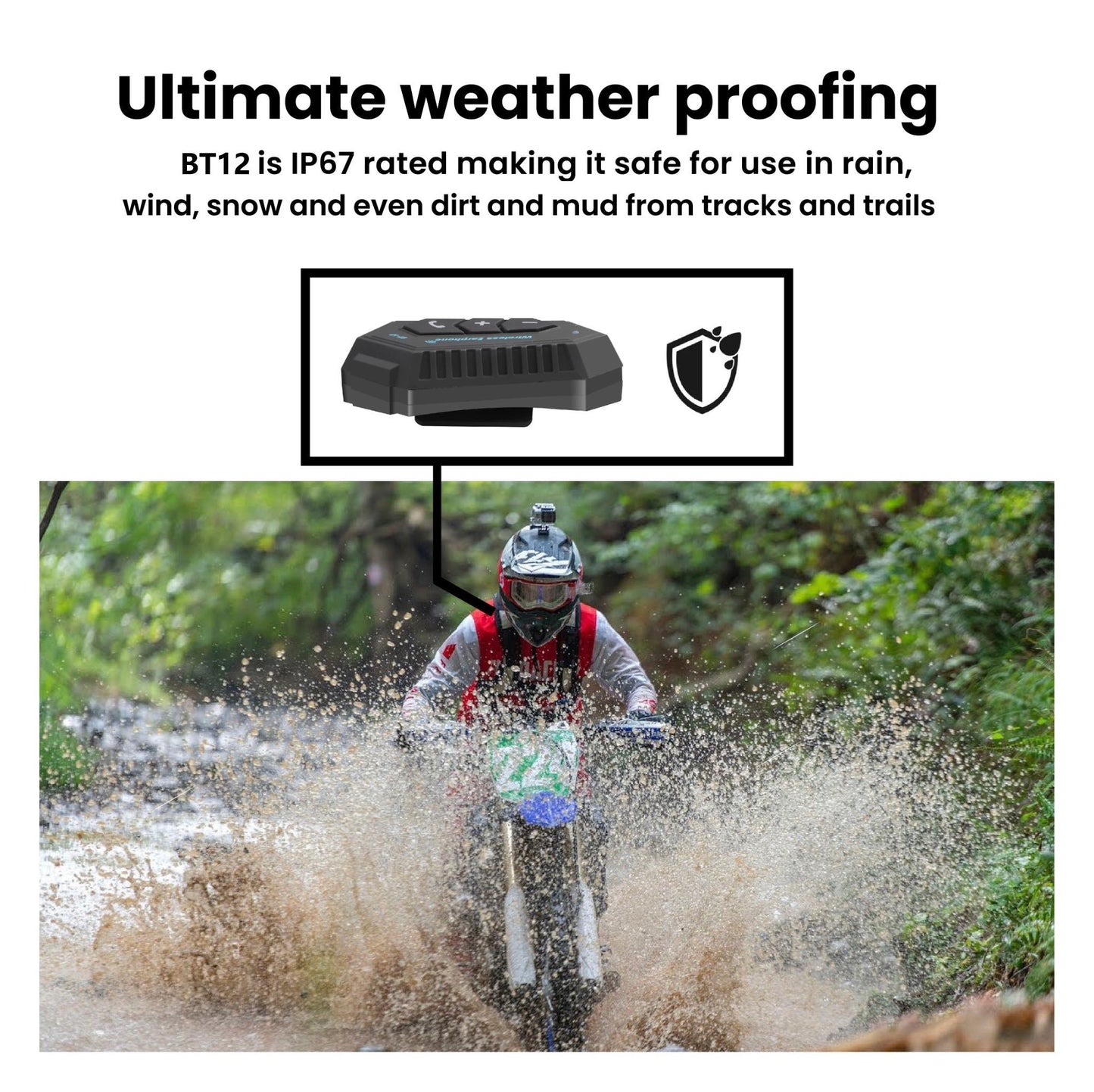 Motorcycle Helmet Bluetooth Headset