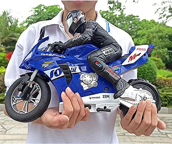 [Last day flash sale💥]1:6 Self-Balanced Standing Competitive Drift Remote Control Motorcycle Stunt Racing