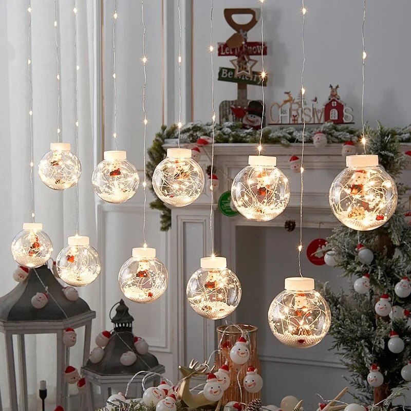 【Christmas best seller🎄】Christmas Led Wishing Ball String Lights Decorations