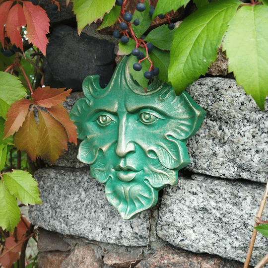 The "Green Man" Wall Art Sculpture