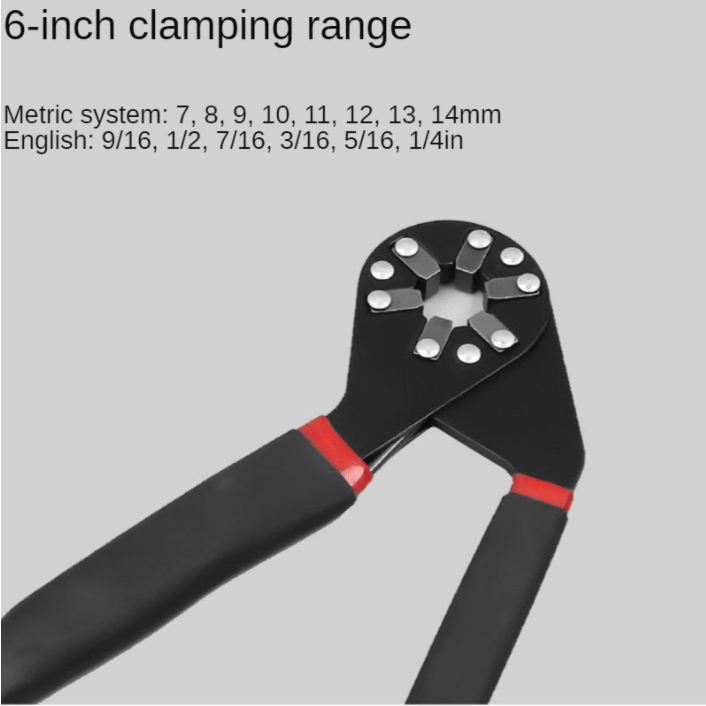 Universal Wrench Set Multi-Function Outer Hexagon 🛠