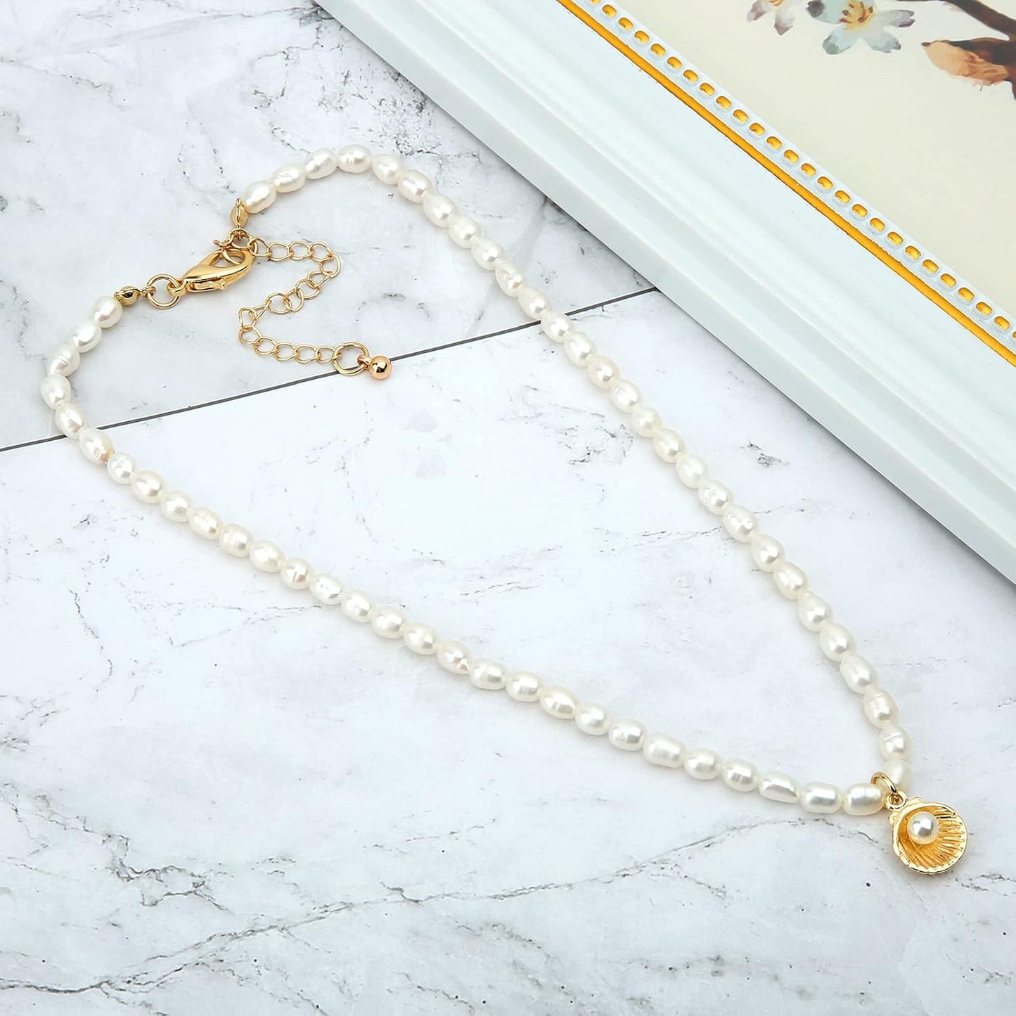 Fashion Women's Natural Freshwater Pearl Necklace