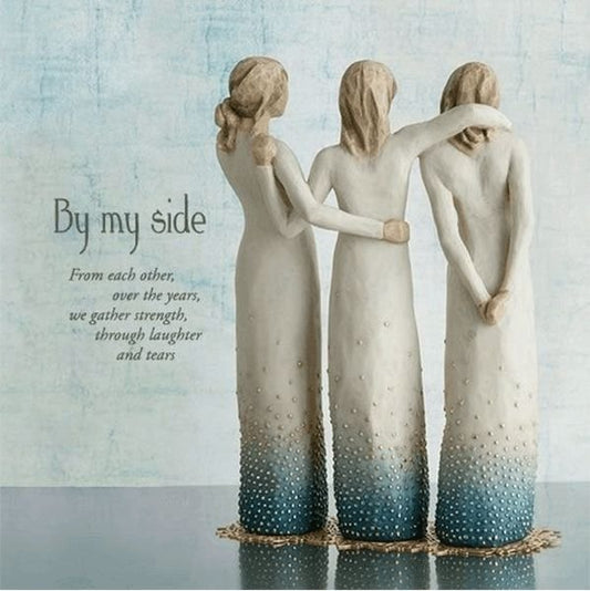 LAST DAY 49% OFF - By My Side, Sculpted Hand-Painted Figure