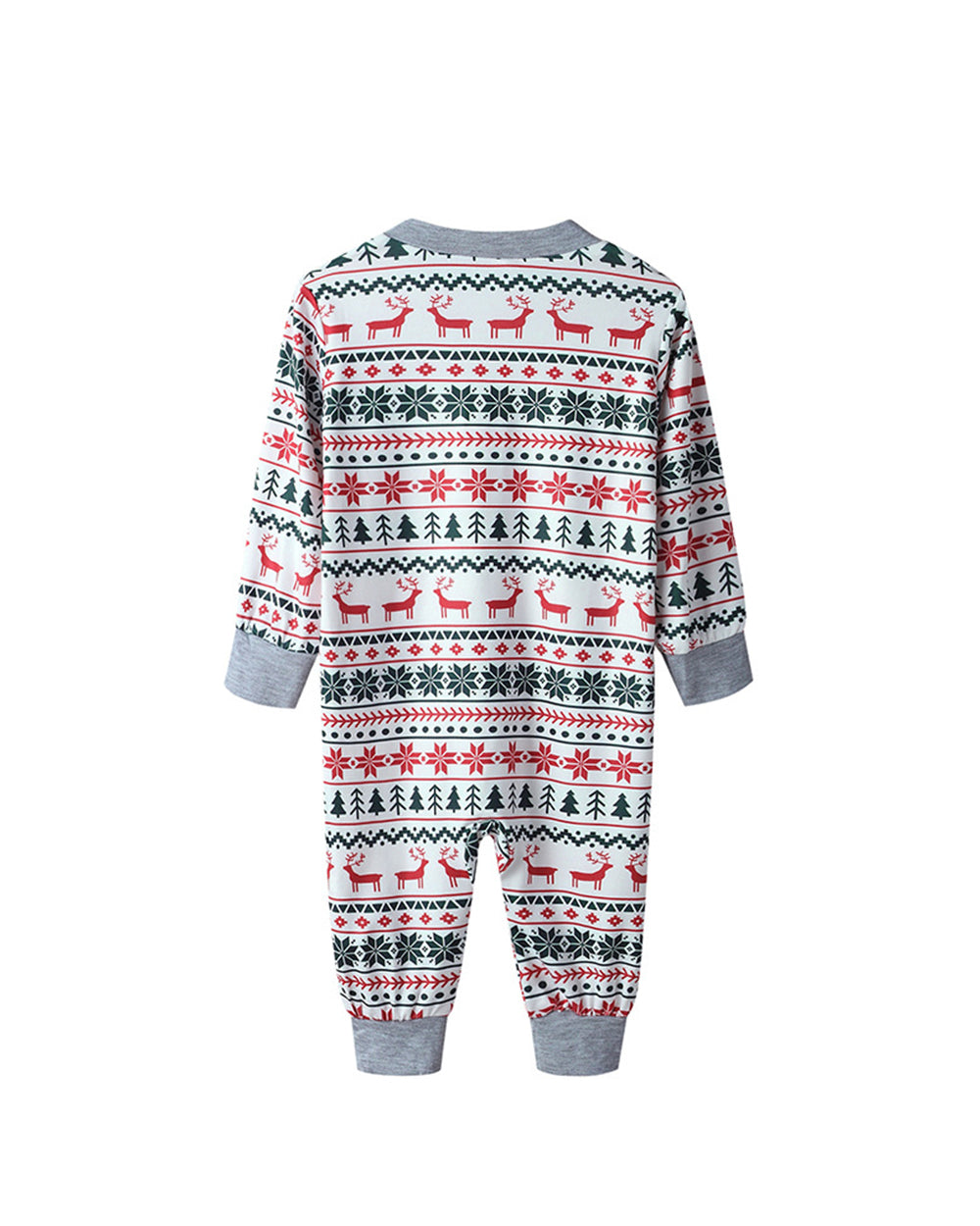 Christmas Deer Snowflake Print Pajamas