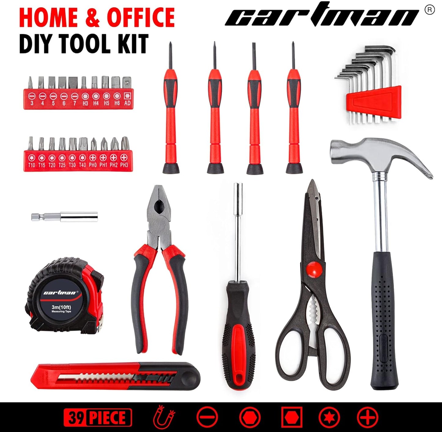 39-piece tool set