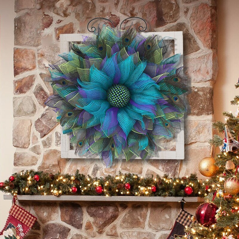 [50% OFF 🔥] Peacock pattern wreath - noble and unique home decoration