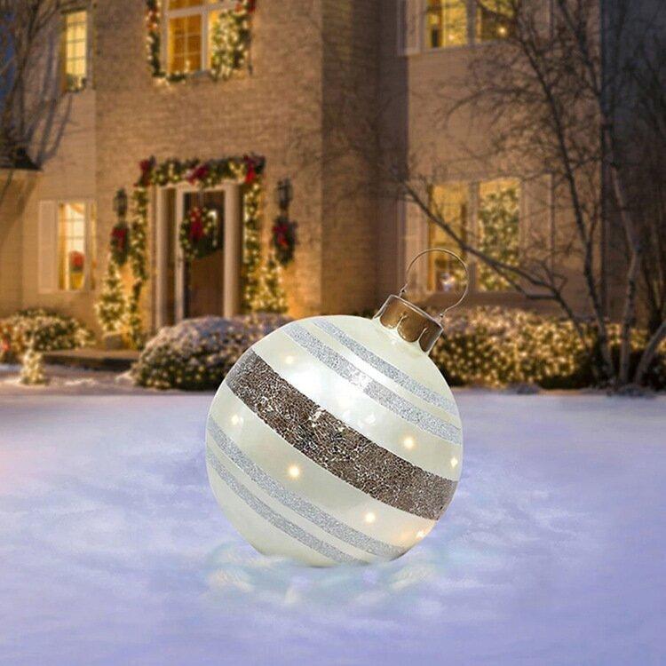 Outdoor Christmas PVC inflatable Decorated Ball🎉Christmas pre-sale 50% off