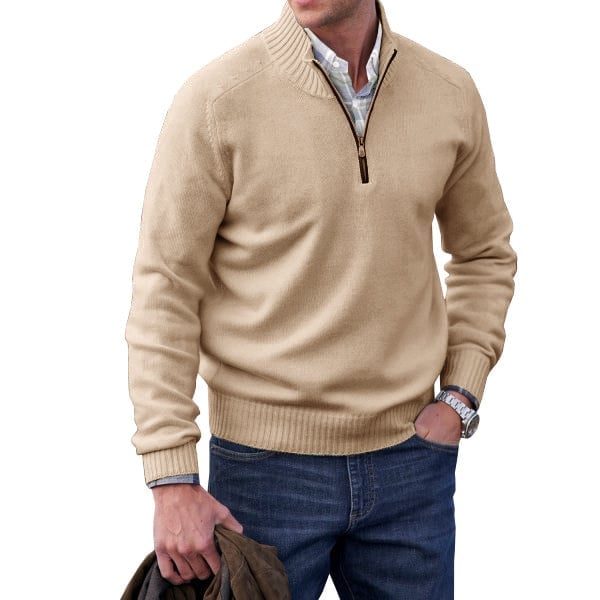 ✨Today's Deal - Men's Cashmere Zipper Basic Sweater (Buy 2 Free Shipping)😍