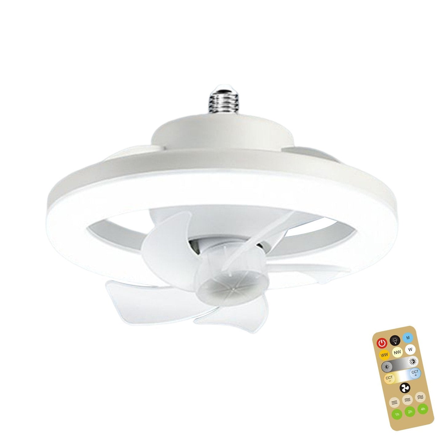 Free Shipping - LED Swing Head Fan Light