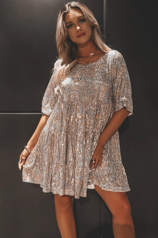 ✨2024 Sequin Baby Doll Dress