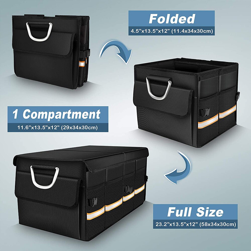 Car trunk storage box