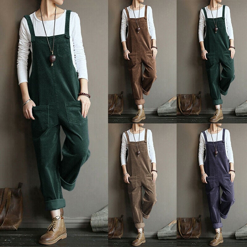 NEW | Wide Leg Corduroy Overalls