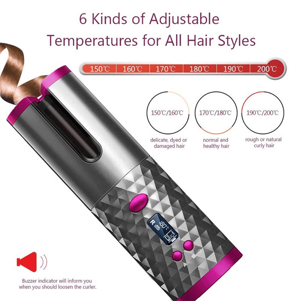 🔥Last Day Promotion 49% OFF🔥Auto Rotating Ceramic Hair Curler🔥