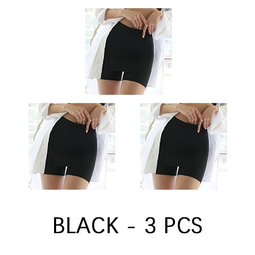 🔥Double-layer Front CrotchIce Silk Safety Shorts