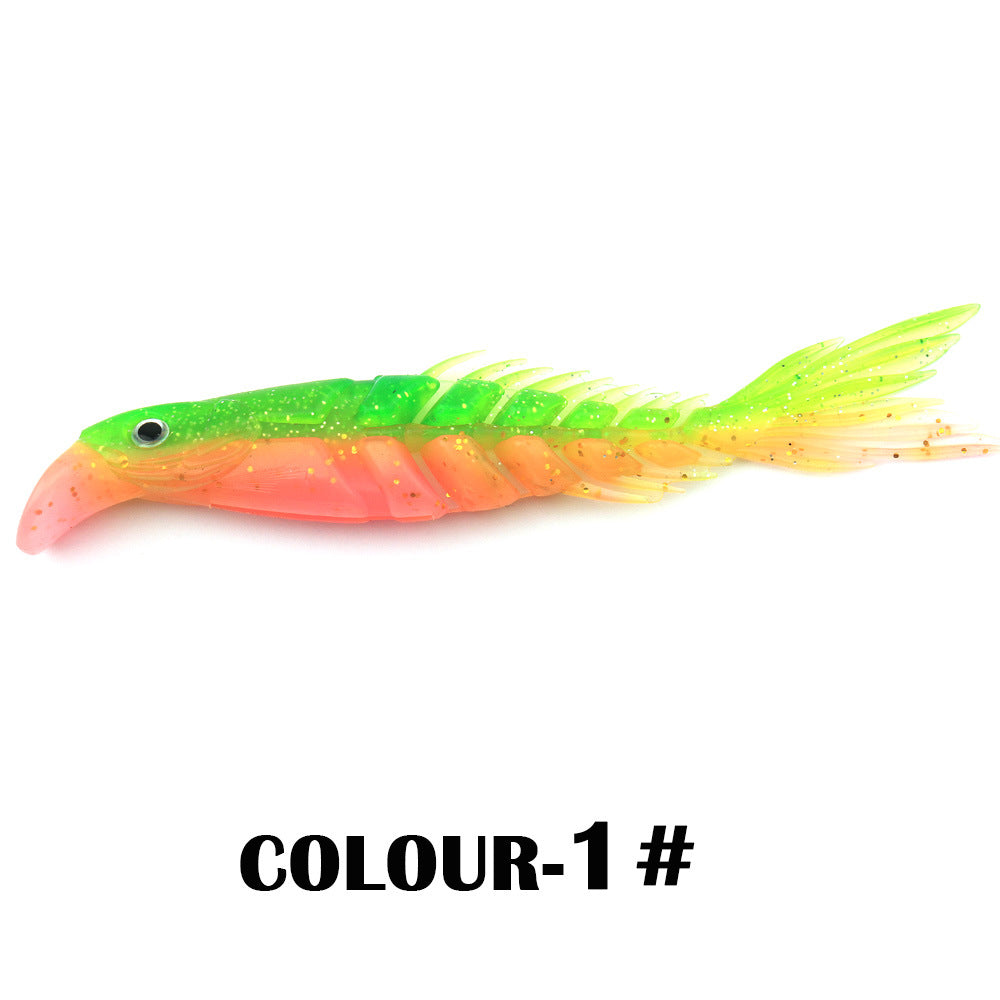 Multi-section flexible soft bait