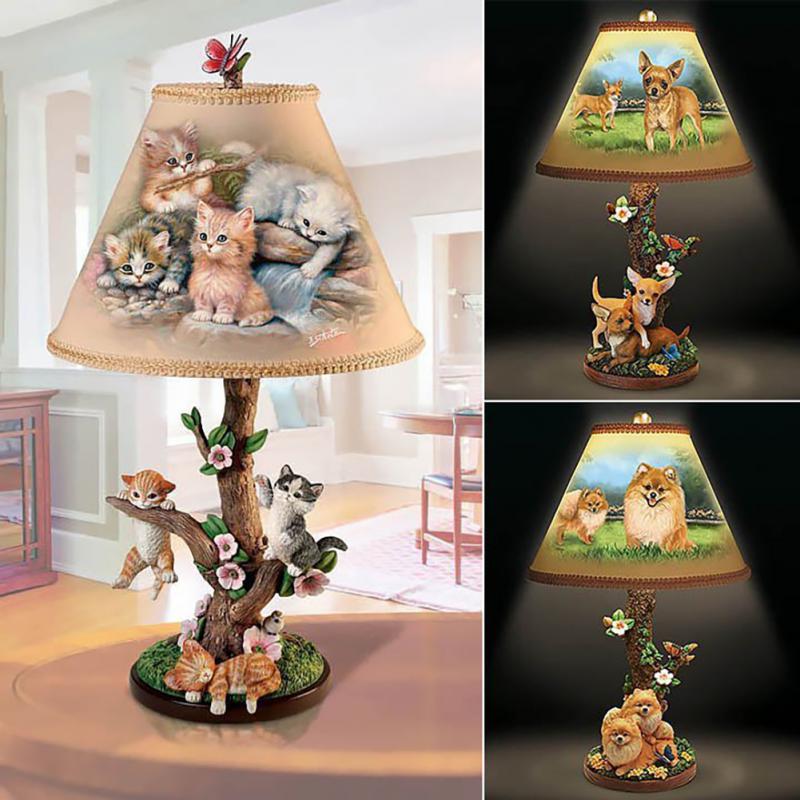 2024 A great gift - cat and dog table lamp