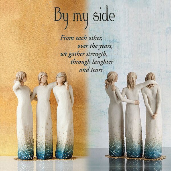 LAST DAY 49% OFF - By My Side, Sculpted Hand-Painted Figure