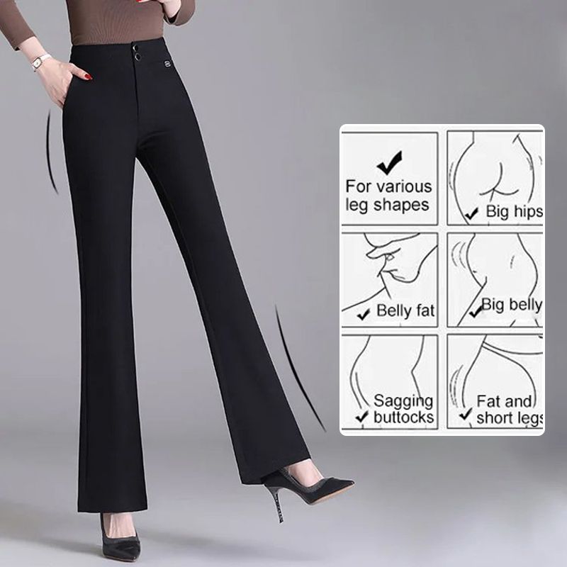 Women’s Fashion Elegant Flare Trousers(50% OFF)